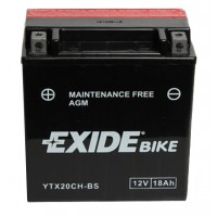 Аккумулятор (18Ah, 230A) AGM сухозаряженный EXIDE ETX20CH-BS = YTX20CH-BS