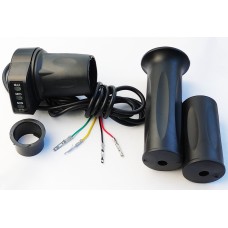 Ручка газа с индикатором заряда аккумулятора 36V детских электроквадроциклов Profi HB-6\Crosser 90304