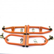Рычаги квадроцикла ATV 110-125 с шаровыми опорами 10 мм 4шт (верхние нижние оранжевые)