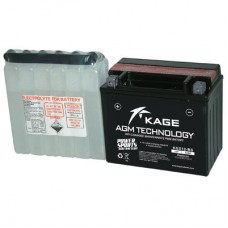 Аккумулятор (12Ah, 150A) AGM сухозаряженный KAGE KGX12-BS