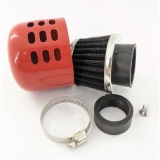 Фильтр воздушный для квадроцикла ATV 110/125 кубов 35мм 28мм конус закрытый красный