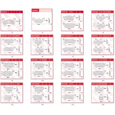 Тормозные колодки TRW квадроцикла ATV мотоцикла Подобрать по размеру