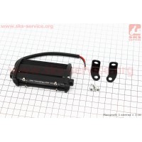 Фара дополнительная светодиодная влагозащитная - 3 LED с креплением, прямоугольная 90*25мм