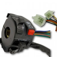 Блок кнопок руля универсальный квадроцикла 150-200cc 8+4 pin