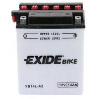 Аккумулятор кислотный 14Ah 145A EXIDE EB14L-A2 = YB14L-A2