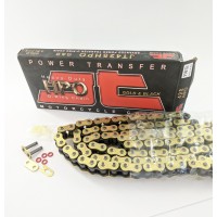 Цепь привода квадроцикла мотоцикла сальниковая усиленная 428H O ring 118 звеньев  JT Япония Gold