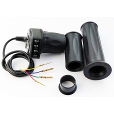 Ручка газа с индикатором заряда аккумулятора 48V детских электроквадроциклов Profi HB-6\Crosser