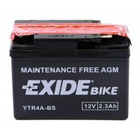 Аккумулятор (2.3Ah, 35A) AGM сухозаряженный EXIDE ETR4A-BS = YTR4A-BS