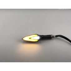 Повороты на квадроцикл мотоцикл бегущий огонь LED (белый габарит) пара CYT