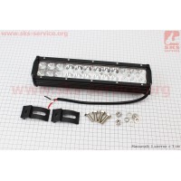 Фара дополнительная светодиодная влагозащитная - 24 LED с креплением, прямоугольная 75*295мм