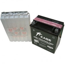 Аккумулятор (16Ah, 195A) AGM сухозаряженный KAGE KGX16-BS