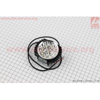 Фара дополнительная светодиодная - 9 LED с креплением, "компакт" ЧЕРНАЯ