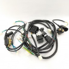 Проводка 347см квадроцикла багги самоделки ATV 150 200  куб см в сборе с реле замком