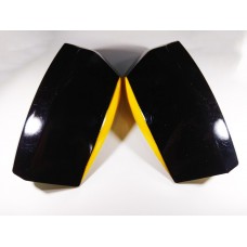 Пластик квадроцикла черно-желтый с ухом на 2 крепления