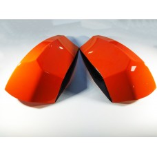 Пластик квадроцикла оранжево-черный с ухом на 2 крепления